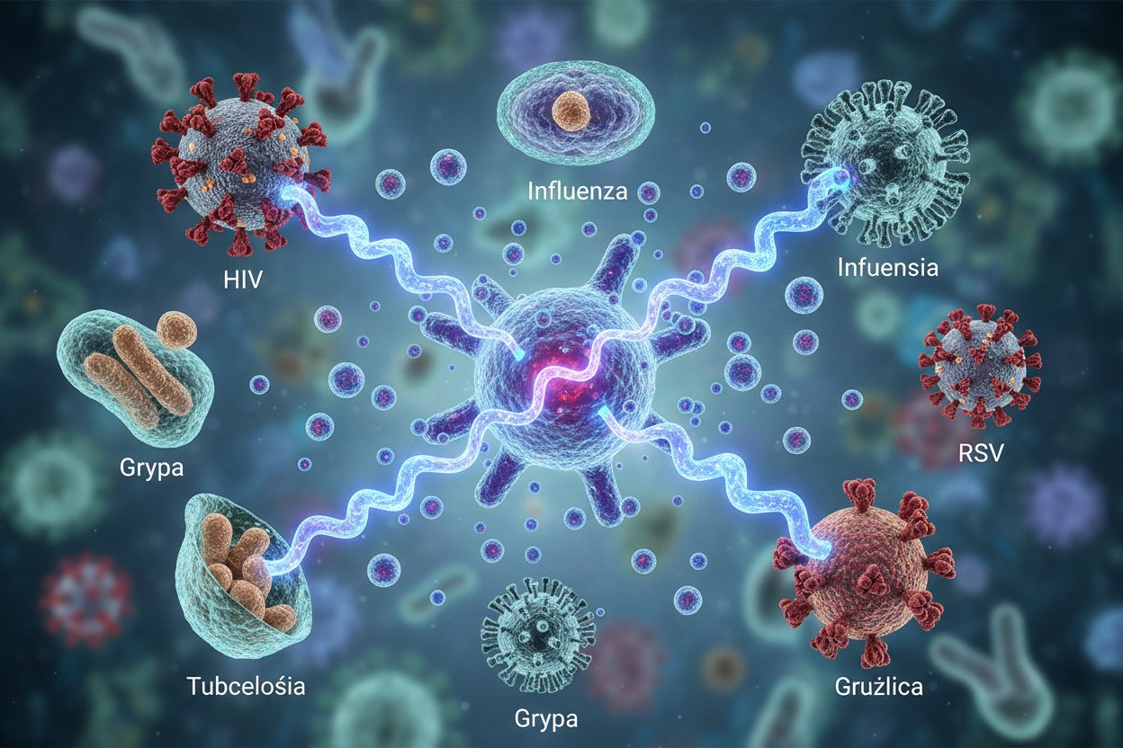 Immunoterapia mRNA poza nowotworami — HIV, grypa, RSV i gruźlica