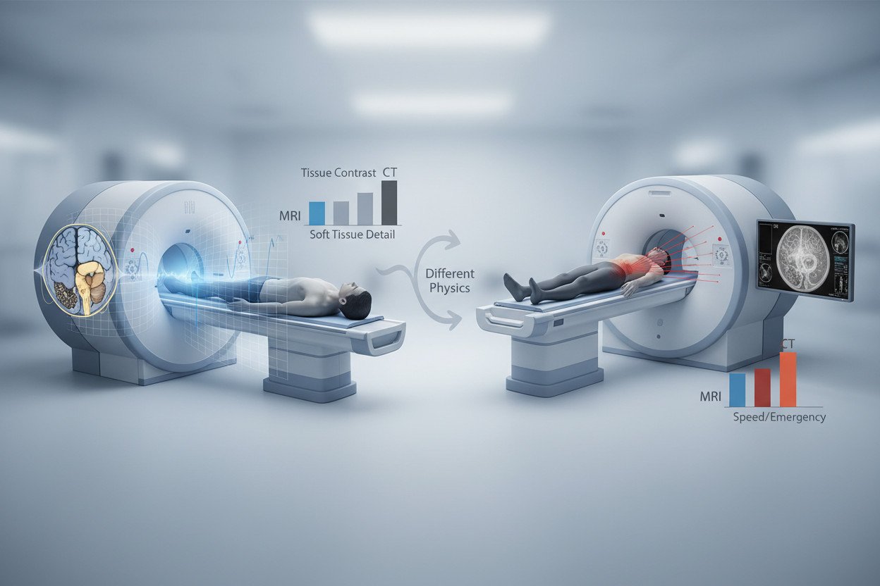 Jak działa rezonans magnetyczny MRI i co go odróżnia od CT