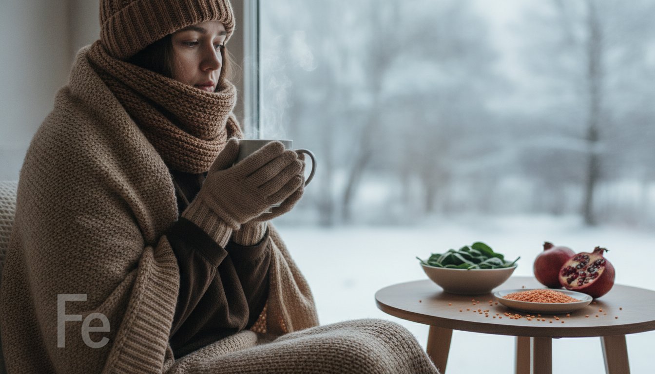 Anemia z niedoboru żelaza zimą – kiedy do lekarza